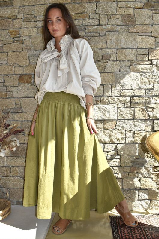 Paloma Ripley Skirt Olive